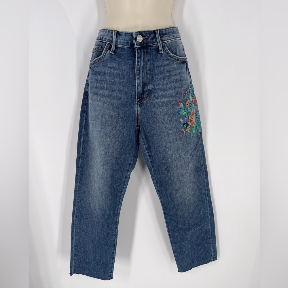 Sam Edelman Embroidered Jeans (B35)